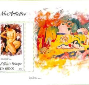 A8647 - S.TOME - ERROR MISPERF Stamp Sheet -2013 Henri Matisse, Art, nudes