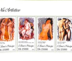 A8649 - S.TOME - Stamp Sheet -2013   Art, NUDES