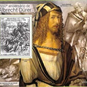 A8642 - S.TOME - Stamp Sheet -2021  Albrecht Dürer, Art