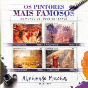 A8947 - TOGO -  Stamp Sheet - 2016 ART Alphonse Mucha