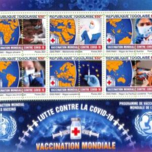 A8929 - TOGO -ERROR MISPERF Stamp Sheet - 2021 DISEASE, MEDICINE