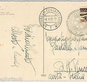 ROTARY - SWITZERLAND -  POSTAL HISTORY: POSTCARD with nice postmark  1965