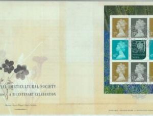 84224  - GB  - Postal History -  FDC COVER  2004 - ROYALTY Flowers HORTICULTURE