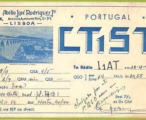 ad3560 - PORTUGAL - RADIO FREQUENCY CARD  -  Lisboa - 1948