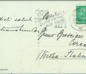 68224 - GERMANY - POSTAL HISTORY - CARD:  20.1.1936 Olympic postmark: BERLIN pp