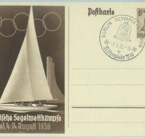 68206 - GERMANY - POSTAL  STATIONERY - 1.8.1936 Olympic postmark:  BERLIN v