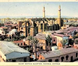 ac9522 - CYPRUS -  VINTAGE POSTCARD - Nicosia, Saint Sophia Quarter - 1962