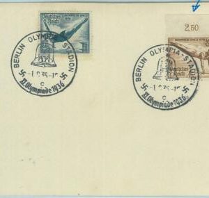 68251 - GERMANY - POSTAL HISTORY - CARD:  1.8.1936 Olympic postmark: BERLIN c