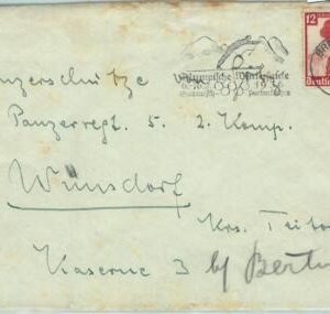 68264 - GERMANY - POSTAL HISTORY - 8.1.1936 Winter Olympic postmark: BREMEN 5