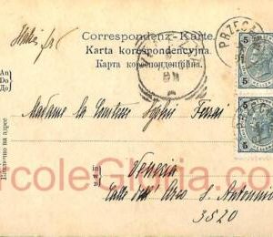 ad5946 - AUSTRIA Poland - POSTAL HISTORY - POSTCARD from PRZECLAW to ITALY 1901