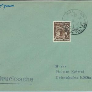 68275 - GERMANY - POSTAL HISTORY - COVER: 16.8.1936 Olympic postmark: KIEL