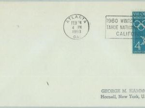 68064 -  USA - POSTAL HISTORY - 1960 WINTER OLYMPIC GAMES postmark: ATLANTA