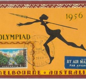 83749 - AUSTRALIA - Postal History -   MAXIMUM CARD  1956  Olympic Games