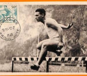 aa2811 - MONACO  - POSTAL HISTORY - FDC  MAXIMUM CARD  1948 Olympic Games