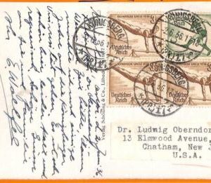 aa2871 - Germany - POSTAL HISTORY 1936 Olympics from KALININGRAD Russia Football