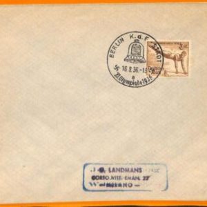 aa2878 - Germany - POSTAL HISTORY - 1936 Olympic Games SPECIAL POSTMARK