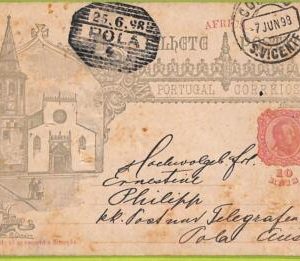ad2423 - PORTUGAL - POSTAL STATIONERY CARD - S.Vicente, Cape Verde to Lisboa