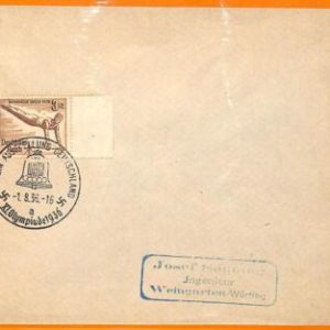 aa2880 - Germany - POSTAL HISTORY - 1936 Olympic Games SPECIAL POSTMARK