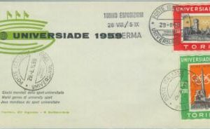 84759 - ITALY - Postal History - SPECIAL COVER Universiade OLYMPIC 1959 Fencing