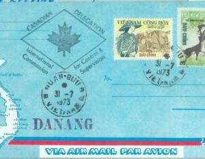 86871 - VIETNAM - POSTAL HISTORY - Canadian PEACE KEEPING delegation 1973