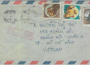 91204 - ITALY - Postal History - AIRMAIL Cover to VIETNAM  TAXED on arrival