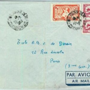 91215 - INDOCHINE Vietnam - Postal History - AIRMAIL  Cover to FRANCE