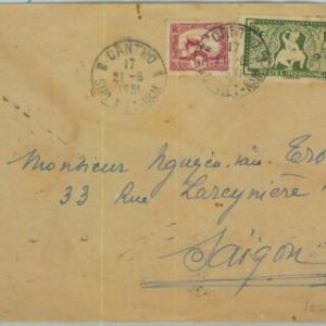 91216 - INDOCHINE Vietnam - Postal History -  COVER from CANTOH  1951