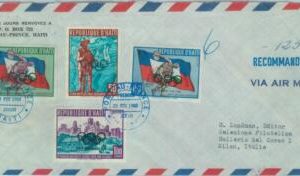 84783 - HAITI  - POSTAL HISTORY - FDC COVER  to Italy  1960  OLYMPIC  Games