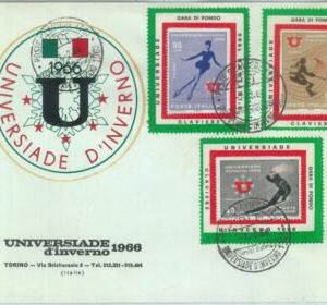 84764 - ITALY - Postal History - SPECIAL COVER Winter Universiade OLYMPIC 1966