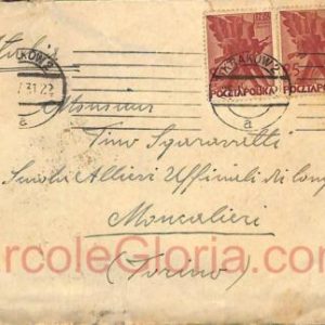 ad5961 - POLAND - Postal History - COVER  to ITALY 1931