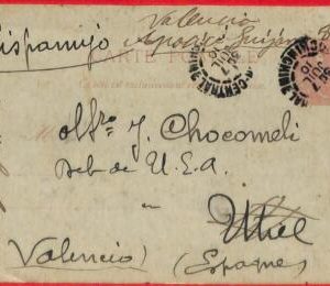 aa2282 - French VIETNAM -  Postal History - STATIONERY CARD Saigon to SPAIN 1910