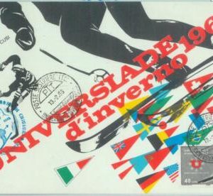 84765 - ITALY - Postal History - SPECIAL CARD Winter Universiade OLYMPIC 1966