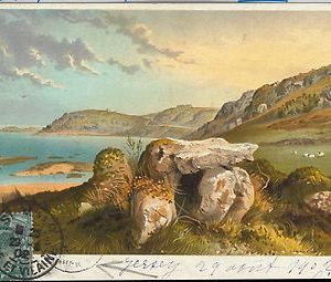 58152  - GB - POSTAL HISTORY:  POSTCARD from JERSEY postmarked in FRANCE!  1902
