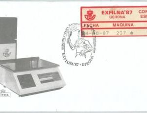 72964 - SPAIN - Postal History - FRAMA LABEL on COVER: OLYMPIC GAMES  1987
