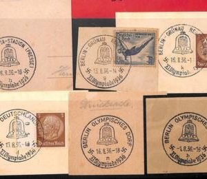 aa2559 - GERMANY - POSTAL HISTORY -  Olympic Games LOT of 7 POSTMARKS