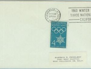 68059 -  USA - POSTAL HISTORY - 1960 WINTER OLYMPIC GAMES postmark: ANCHORAGE