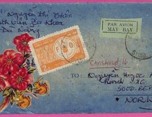ag1565 - VIETNAM - Postal History - Airmail COVER to NORWAY  1982 - FAO food
