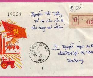 ag1555 - VIETNAM - Postal History -  COVER to NORWAY 1983