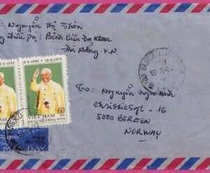 ag1549 - VIETNAM - Postal History - Air Mail COVER to NORWAY 1982