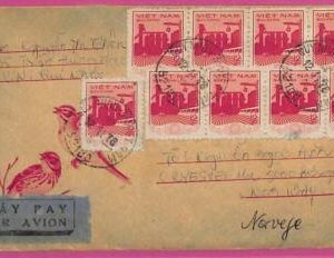 ag1559 - VIETNAM - Postal History -  COVER to NORWAY 1978