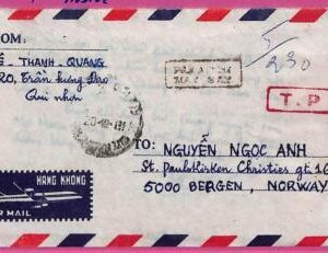 ag1543 - VIETNAM - Postal History - Air Mail COVER to NORWAY 1981 - T.P.