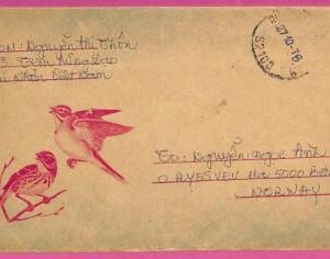 ag1546 - VIETNAM - Postal History -  COVER to NORWAY 1978