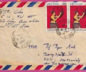 ag1561 - VIETNAM - Postal History -  COVER to NORWAY 1980