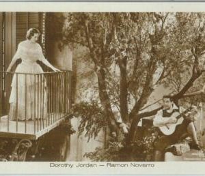 81825 - VINTAGE POSTCARD - CINEMA Actor :  RAMON NAVARRO  Dorothy Jordan