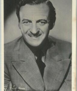 81819 - VINTAGE POSTCARD - CINEMA Actor :   DAVID  NIVEN
