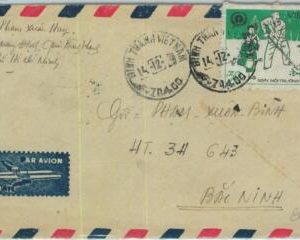 91236 -  VIETNAM - Postal History -  AIRMAIL  COVER  - Gardening Planting