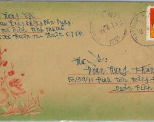 91190 -  VIETNAM - Postal History -  Cover 1973 - COMMUNIST FLAG