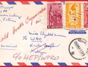 aa3565 - VIETNAM - Postal History - AIRMAIL COVER to MALAYA  1964 - RED CROSS