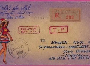 ag1563 - VIETNAM - Postal History - COVER to NORWAY 1981- T.P.