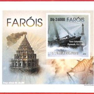 A4464 - SAO TOME & PRINCIPE- ERROR IMPERF, Souvenir s: 2010, Lighthouses, Boats